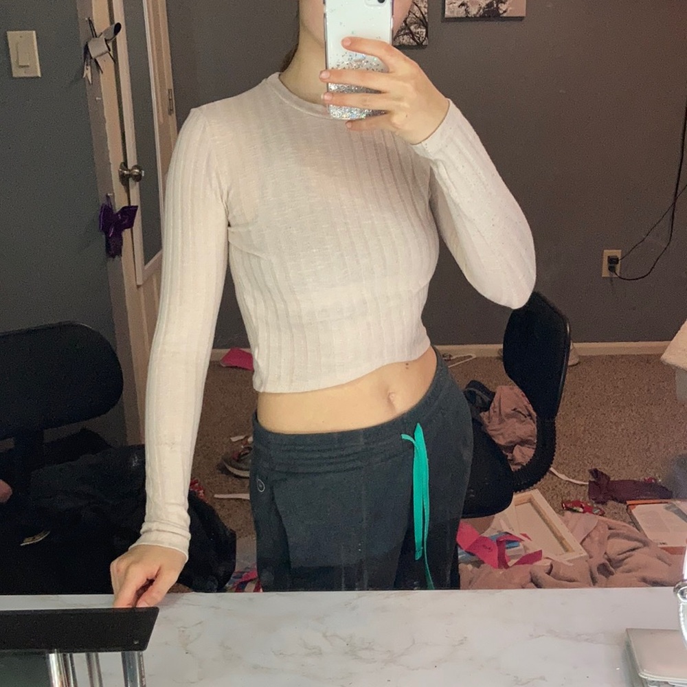 light pink LA hearts long sleeve shirt